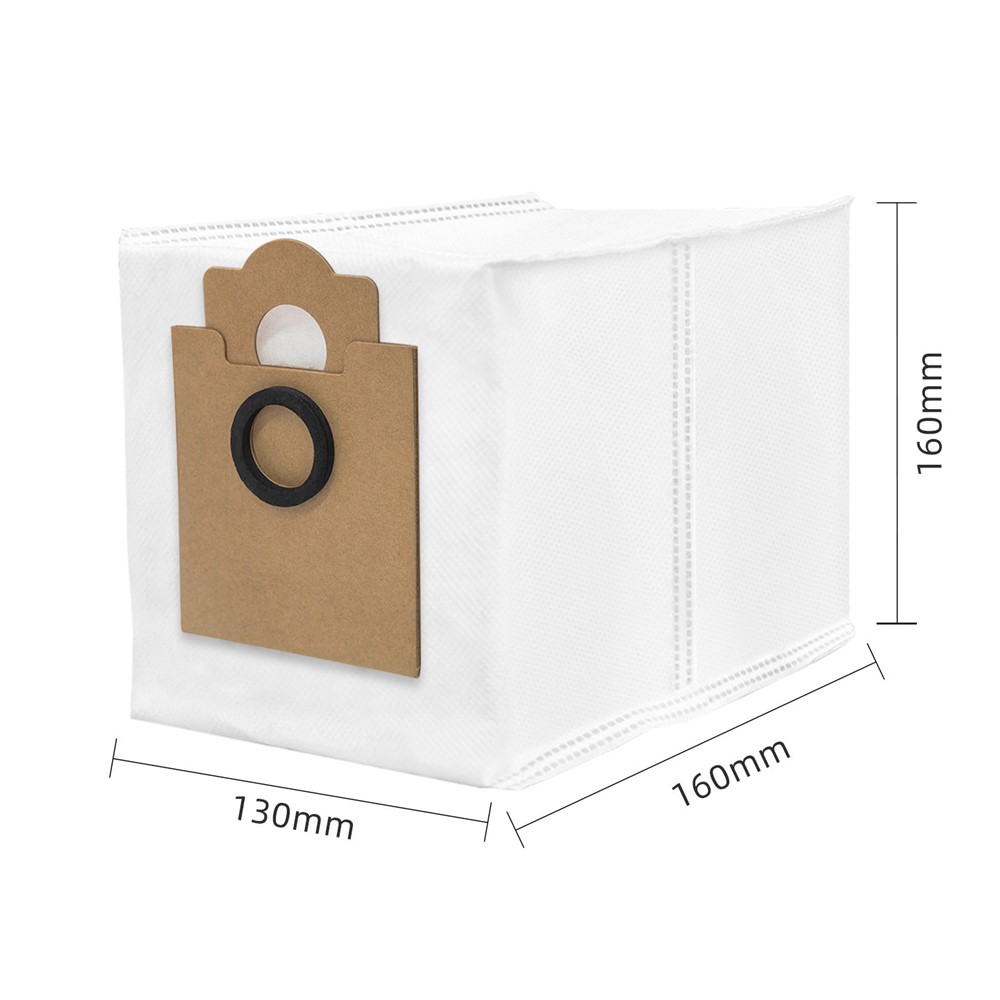 Non-woven Fabric Dust Bag for Lefant M2 / M2 Plus / M2S Pro Robot Vacuum Cleaner Replacement Part - White — product view 4