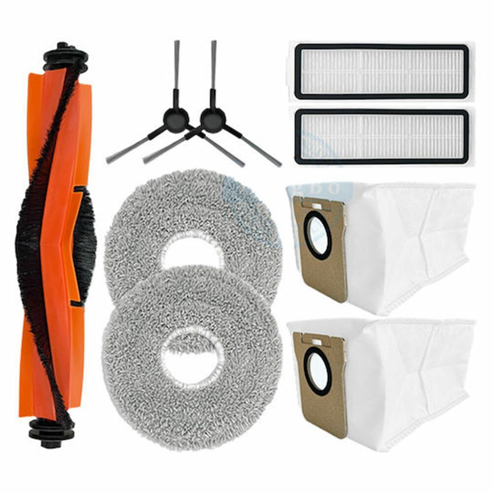 9Pcs / Set For Xiaomi Robot Vacuum X20+ / X10+ Robot Vacuum Replacement Parts with Main Brush Filter Dust Bag — product view 1