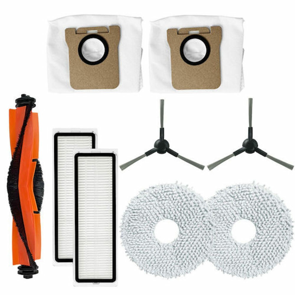 9Pcs / Set For Xiaomi Robot Vacuum X20+ / X10+ Robot Vacuum Replacement Parts with Main Brush Filter Dust Bag — product view 2