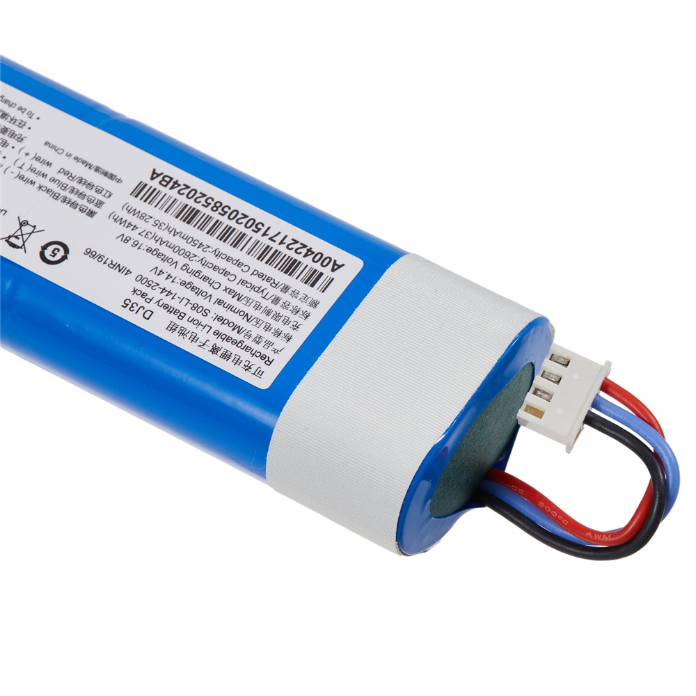 For Ecovacs Deebot DJ35 Li-Ion Polymer Battery Assembly Part 14.4V 2450mAh (Encode: S08-LI-144-2500) (Without Logo) — product view 5