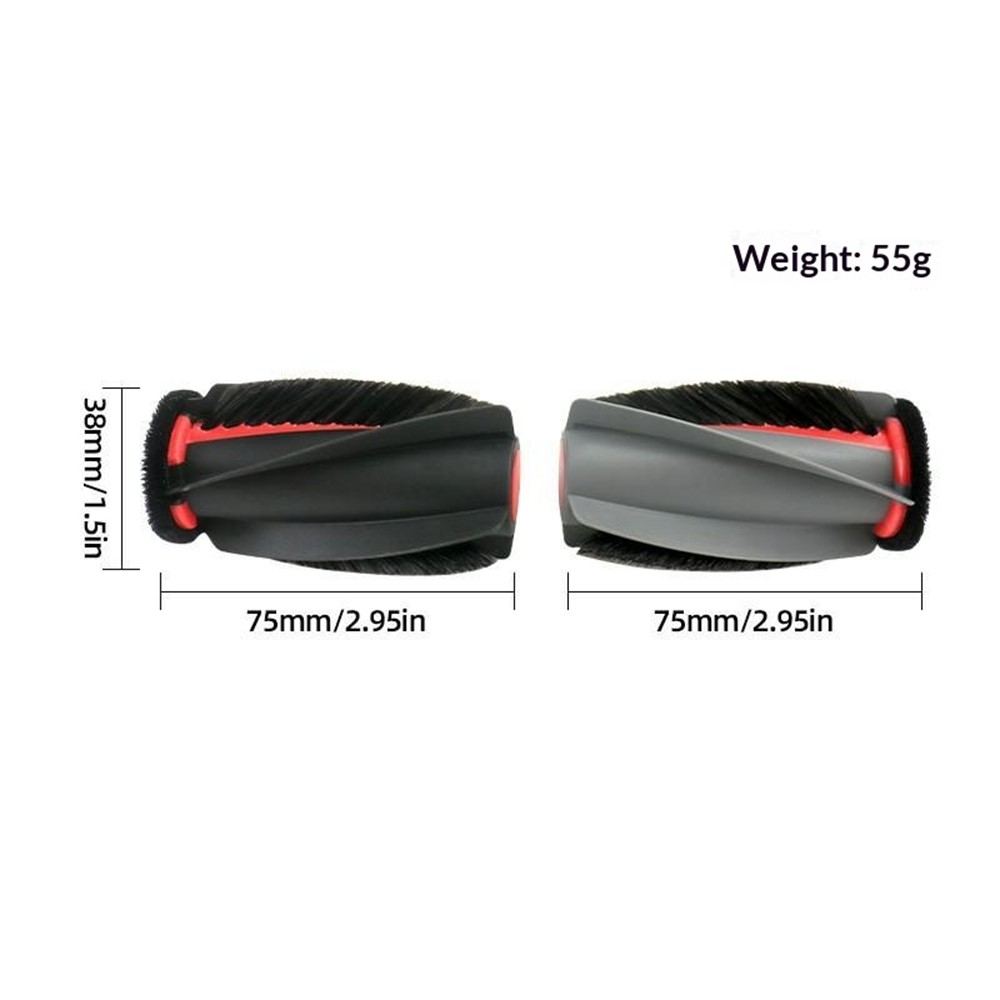 2Pcs For Eufy Robot Vacuum Omni E25 / E28 Main Brush Roller Robot Vacuum Cleaner Parts Replacement Accessories — product view 5