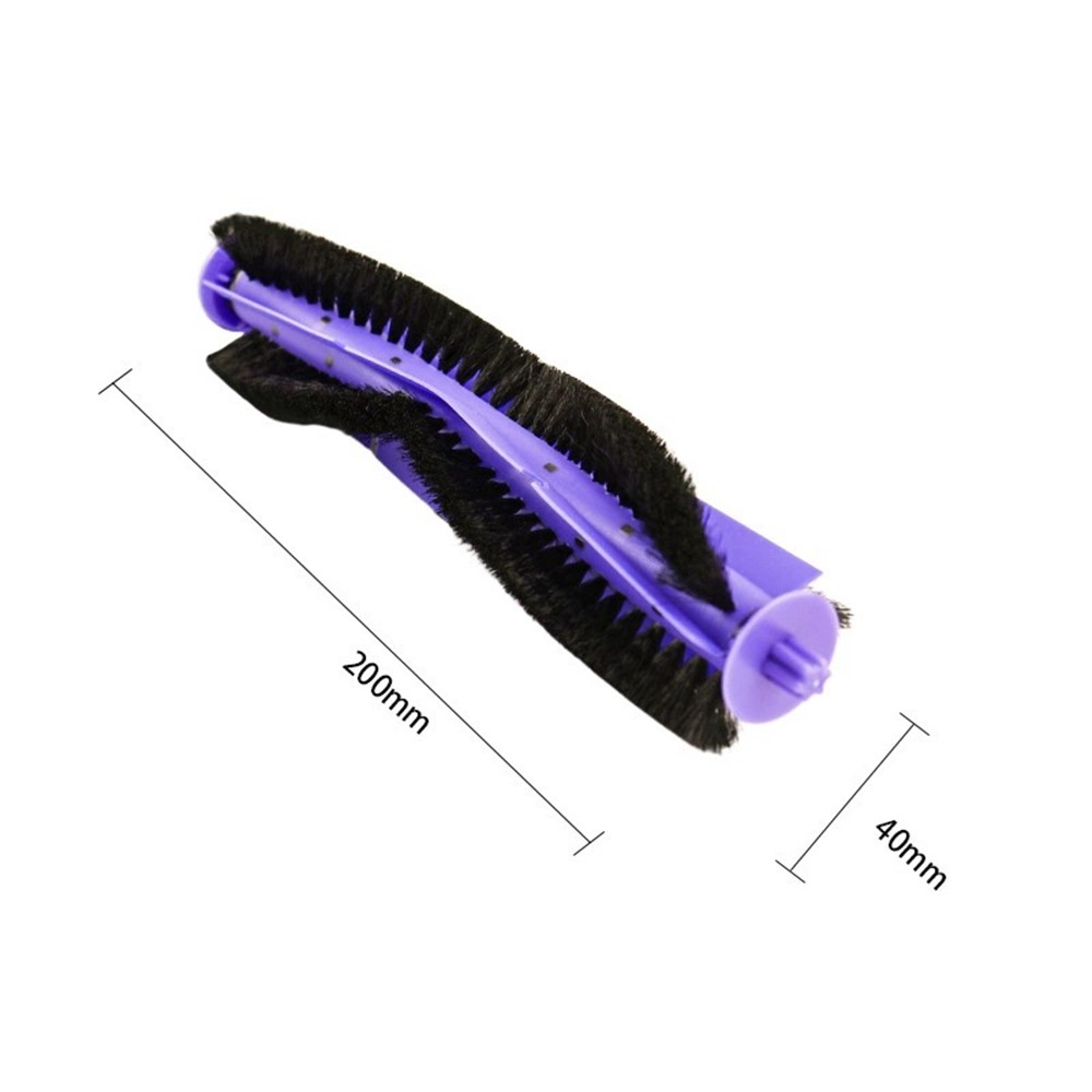 For Narwal J3 Spiral Bristles Main Brush Roll Robot Vacuum Cleaner Replacement Part - Purple — product view 4