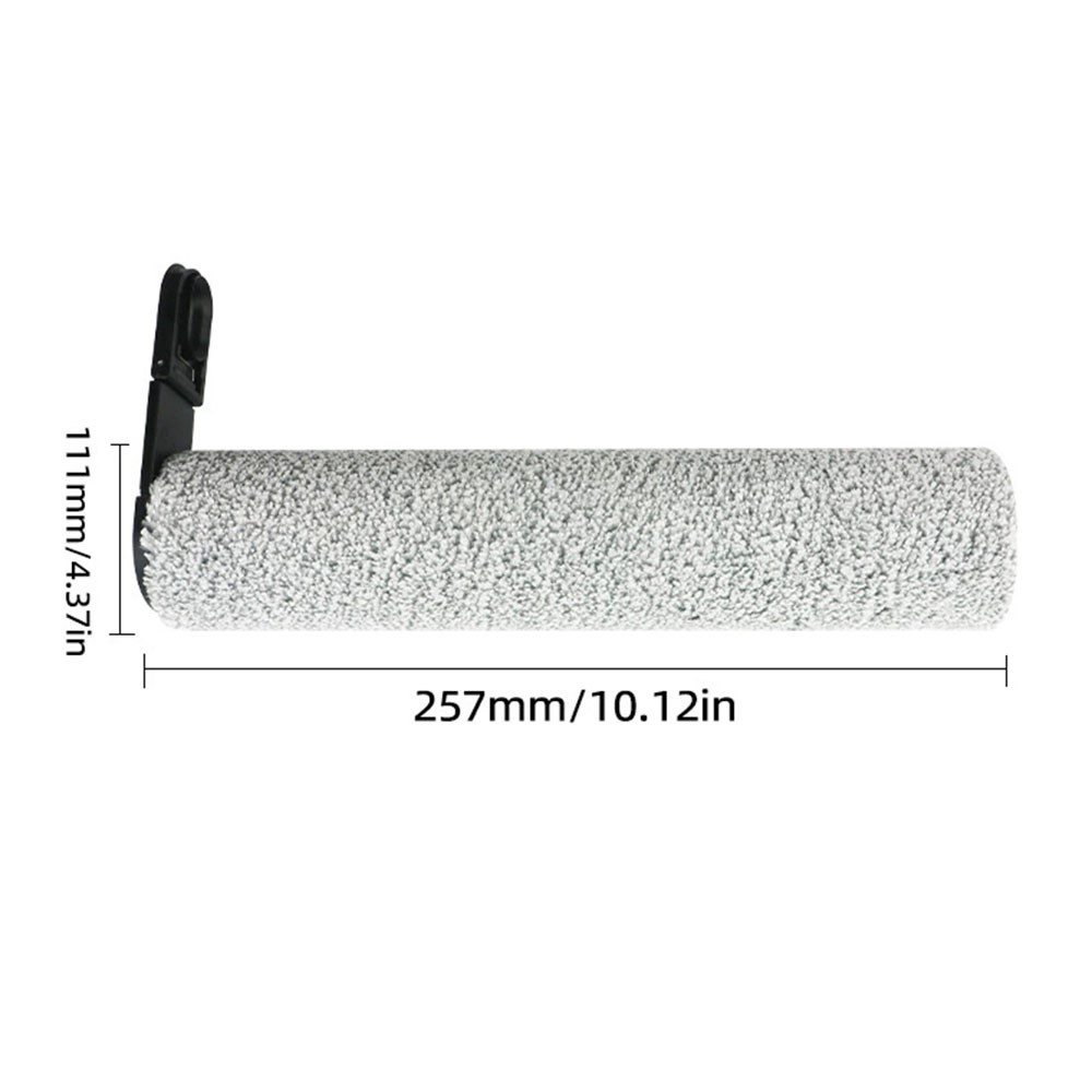 Vacuum Cleaner Roller Brush for Roborock A30 / A30 Pro / A30 Pro Combo Microfiber Cleaning Head Roller Brush - Grey — product view 4