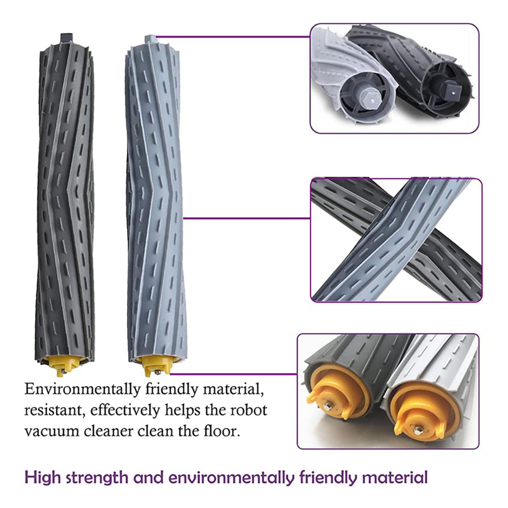 JUNSUNMAY 2 Sets Main Brush for iRobot Roomba 860 / 870 / 880 / 960 / 980 Robot Vacuum Replacement Part — product view 3