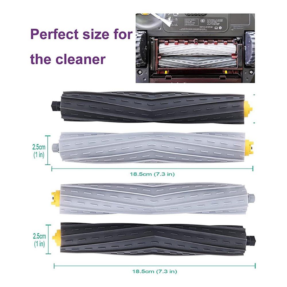 JUNSUNMAY 2 Sets Main Brush for iRobot Roomba 860 / 870 / 880 / 960 / 980 Robot Vacuum Replacement Part — product view 5