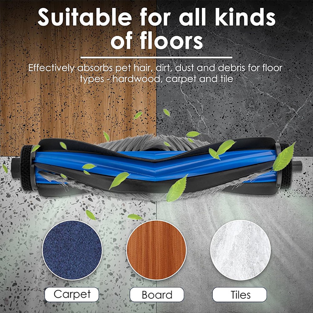 JUNSUNMAY 1Pc Main Brush for Ecovacs Deebot T50 Pro / T50 Max / T50 Omni / T50 Pro Omni Robot Vacuum Roller Brush — product view 2