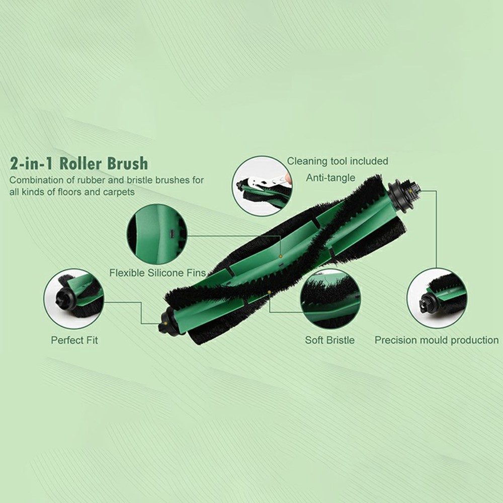 For iRobot Essential / Y0140 / Y01420 / 00120 / 00110 / Roomba 105 Combo Main Brush Sweeping Robot Roller Brush Replacement Part — product view 3