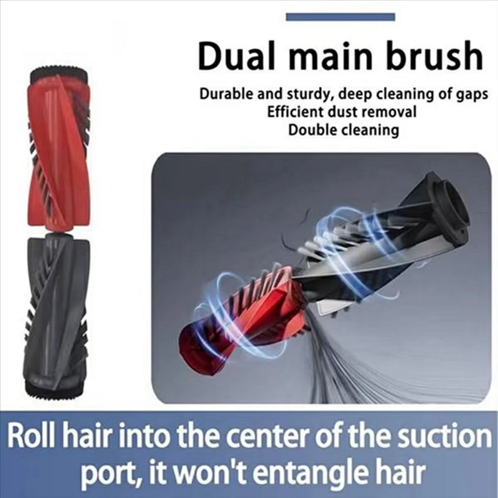 Roller Brushes for Roborock P20 Pro / G30 / G20S Ultra / Qrevo Edge / Qrevo Curv Main Brush Vacuum Cleaner Replacement Part — product view 2