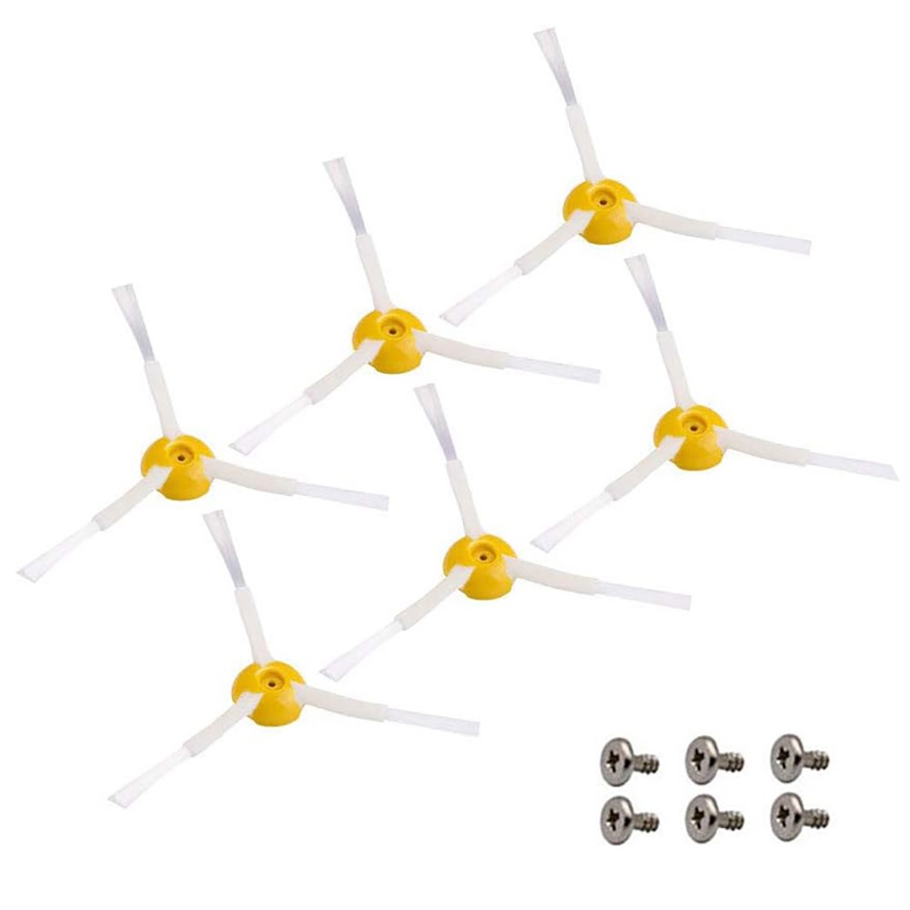 JUNSUNMAY 6Pcs Side Brush for iRobot Roomba 860 / 870 / 880 / 960 / 980 Robot Vacuum Replacement Parts — product view 1