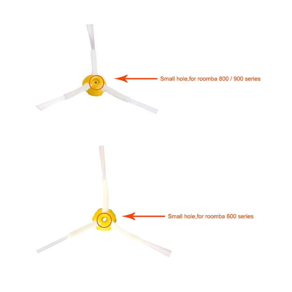 JUNSUNMAY 6Pcs Side Brush for iRobot Roomba 860 / 870 / 880 / 960 / 980 Robot Vacuum Replacement Parts — product view 6