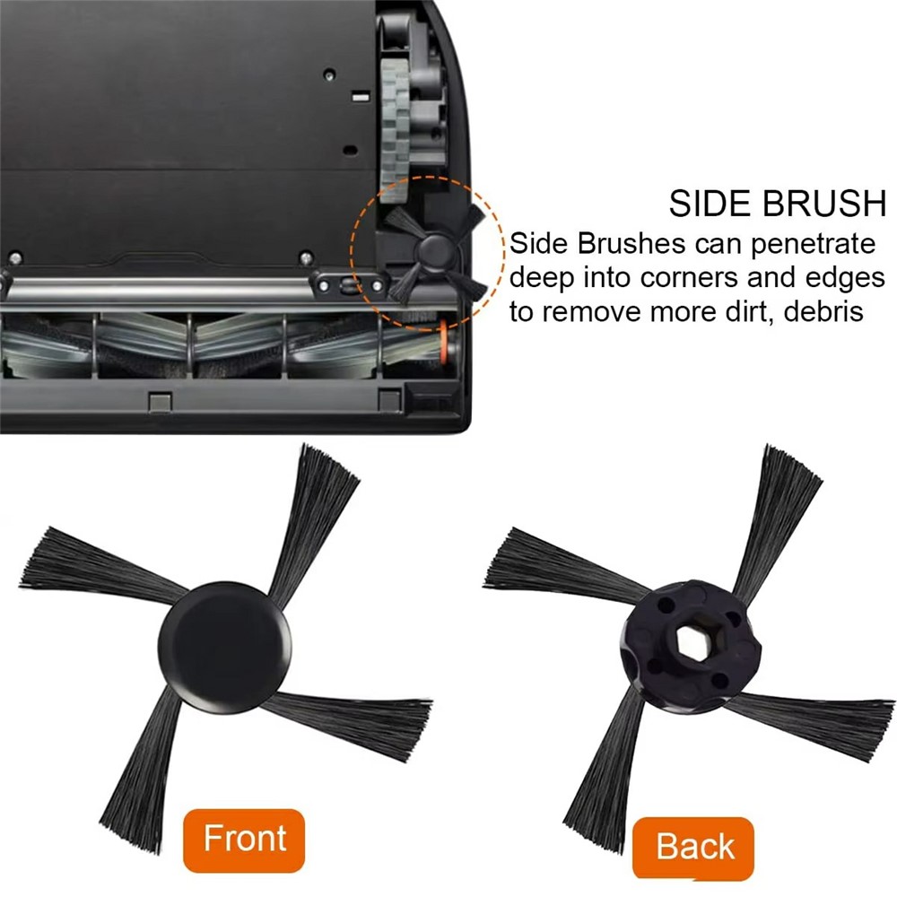 2Pcs Four Arm Side Brush for Neato Botvac D70E / D75 / D80 / D85 Robot Vacuum Edge Cleaning Accessories — product view 4