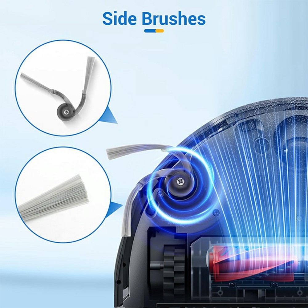 2PCS Side Brushes For Roborock P20 Pro / G30 / G20S Ultra / Qrevo Edge / Qrevo Curv Replacement Parts Vacuum Cleaner Accessories — product view 3
