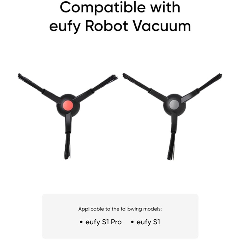 2Pcs For Eufy Robot Vacuum Omni S1 / S1 Pro / E28 Sweeping Robot Vacuum Cleaner Replacement Side Brush — product view 2