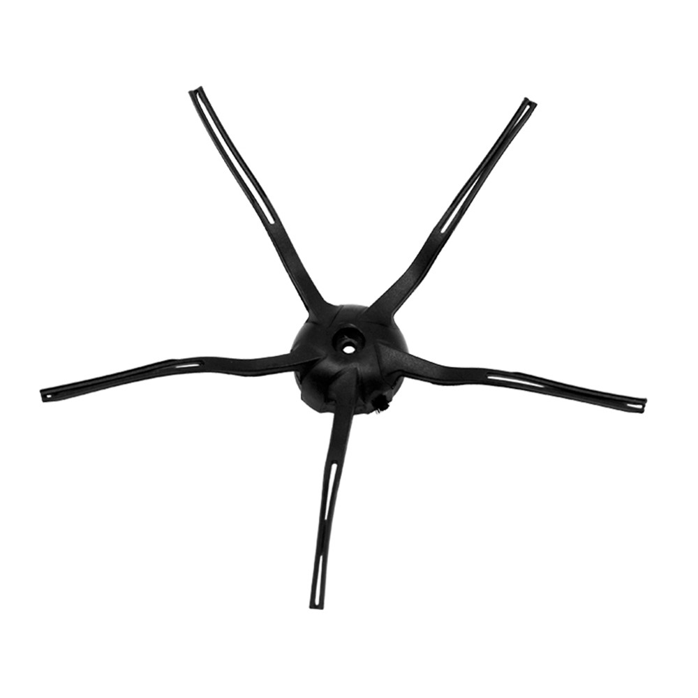 2Pcs Replacement 5 Arms Side Brush for Roborock T7S / T7S Plus / G20 / G10 / S8 / S6 Pure / S6 Max Robot Vacuum Cleaner - Black — product view 1