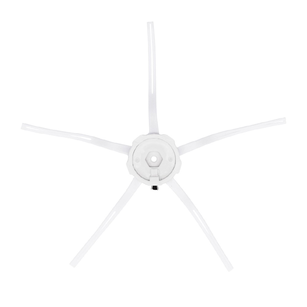 2Pcs For Roborock P10 / Q Revo MaxV / S7 / G20 / G10 / G10S Vacuum Cleaner 5 Arms Side Brush Replacement Part - White — product view 3