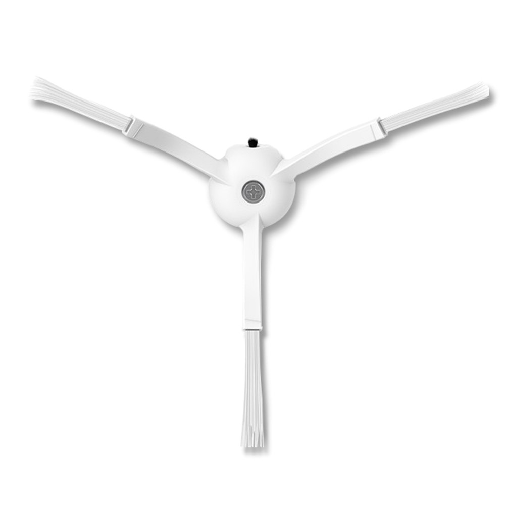 2Pcs For Roborock T7S / T7S Plus / G20 / G10 / S8 / S6 Pure / S6 Max Robot Vacuum Cleaner Replacement 3 Arms Side Brush - White — product view 1