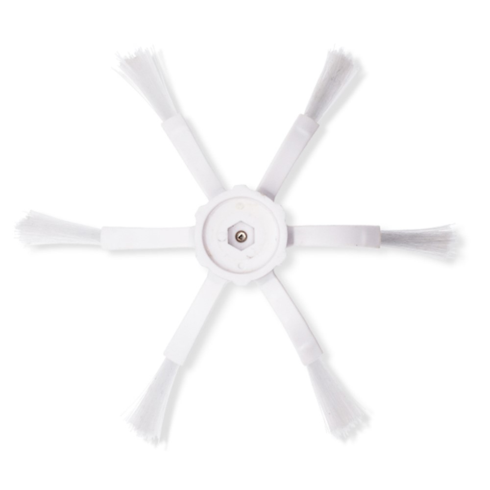 2Pcs 6-Armed Side Brush for Roborock S5 / S6 / S5 Max / S6 Max / S7 / S7 MaxV / S8 / S8+ / S8 Ultra Sweeper Cleaner Parts (White) — product view 3