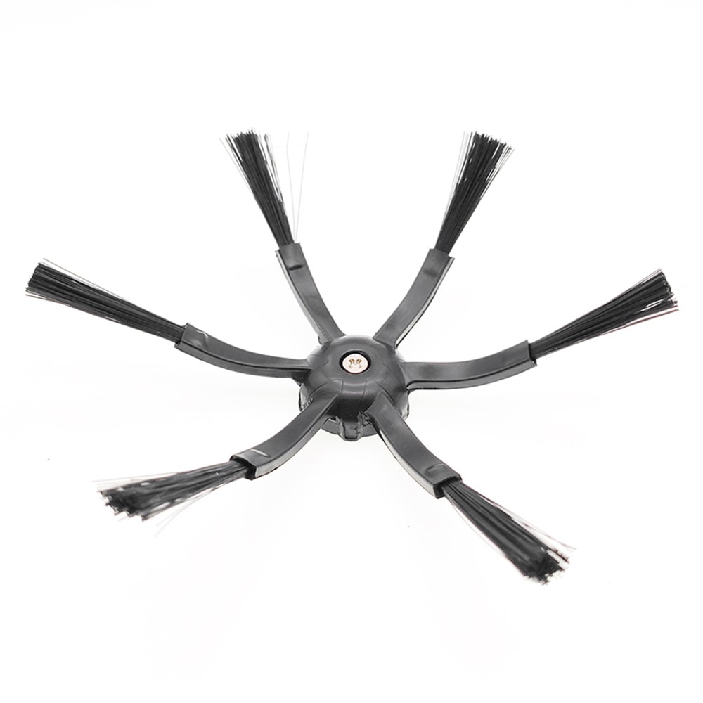 2Pcs 6-Armed Side Brush for Roborock S5 / S6 / S5 Max / S6 Max / S7 / S7 MaxV / S8 / S8+ / S8 Ultra Vacuum Cleaner Electric Sweeper Parts (Black) — product view 6