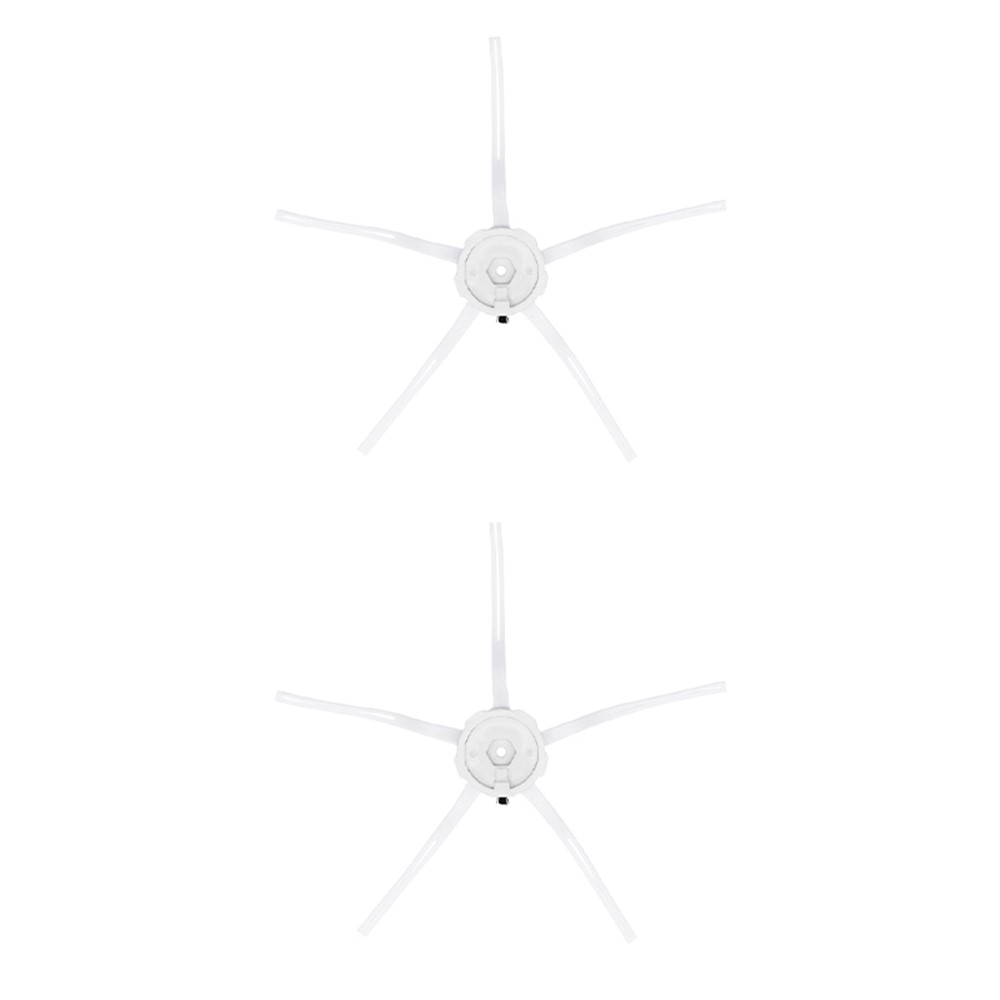 2Pcs For Roborock T7S / T7S Plus / G20 / G10 / G10S / G10S Pro / S7 / S7 MaxV Ultra / S7 MaxV Side Brush Robot Vacuum Part - White — product view 1