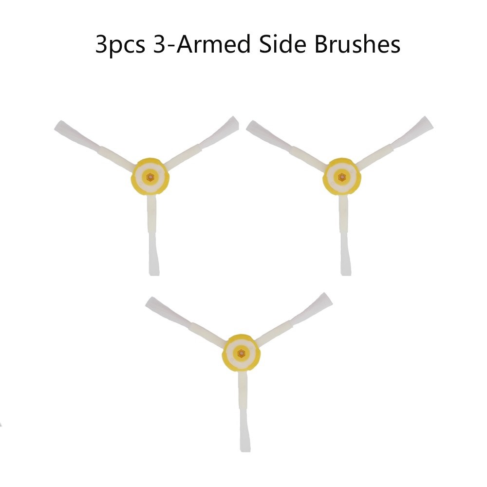 3 PCS for iRobot Roomba 500 / 530 / 600 / 610 / 614 / 700 / 760 Cleaning Sweeper Robot Vacuum Cleaner Parts Side Brush 3-armed Replacement — product view 1