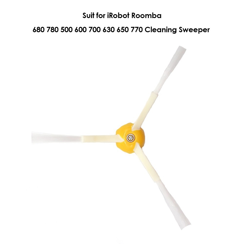 3 PCS for iRobot Roomba 500 / 530 / 600 / 610 / 614 / 700 / 760 Cleaning Sweeper Robot Vacuum Cleaner Parts Side Brush 3-armed Replacement — product view 3