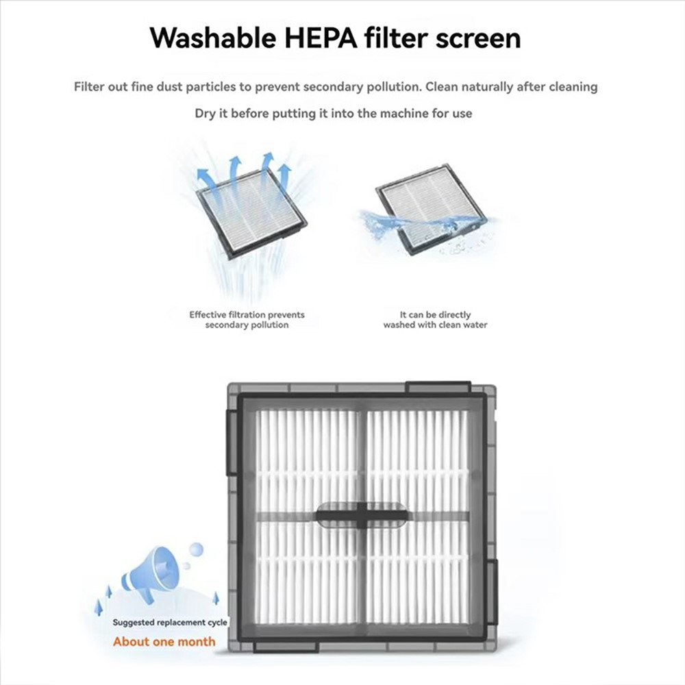 Filter for Roborock Q10 VF / Q10 VF+ / Q10 PF Vacuum Cleaner Air Purification Replacement Part — product view 3