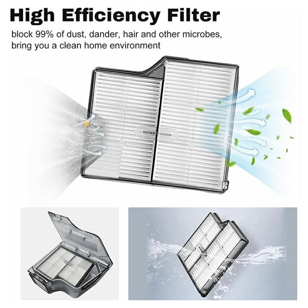 High Efficiency Filter for Roborock Saros 10 / S9 Maxv Ultra / G30 Vacuum Robot Replacement Part — product view 3