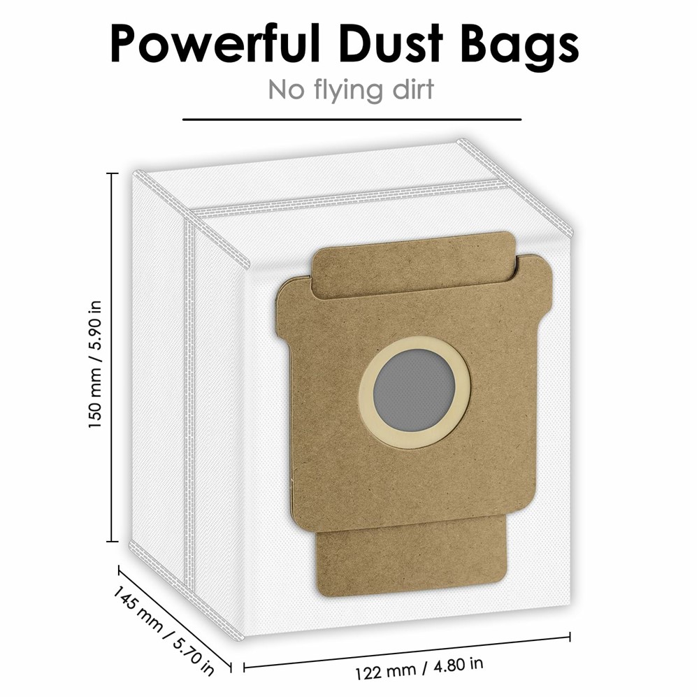 6Pcs Dust Bags for iRobot Roomba 105 Combo / 205 Dustcompactor / Plus 405 Combo / Plus 505 Combo Non Woven Fabric Vacuum Cleaner Replacement — product view 7