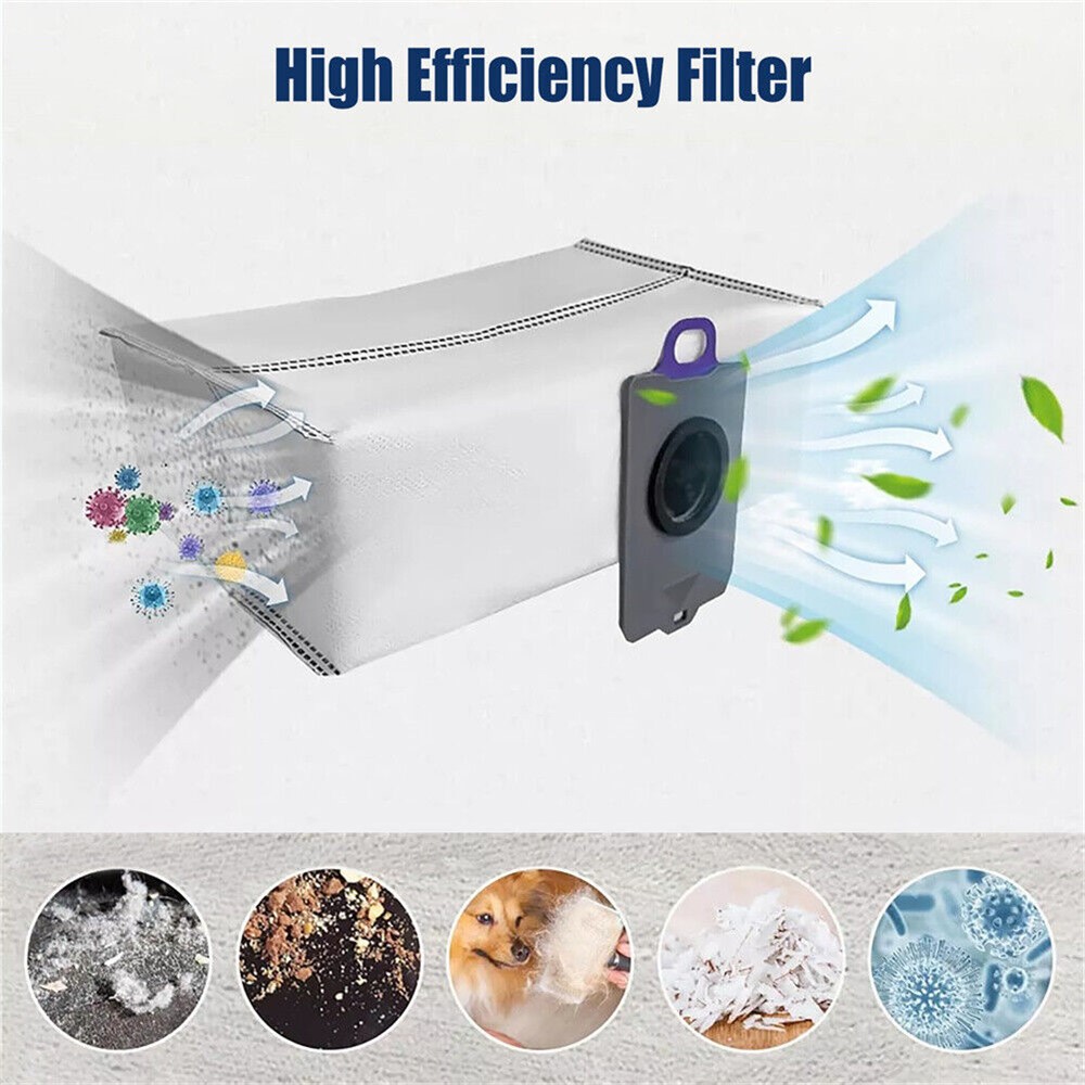 For Narwal Freo Z Ultra Robot Vacuum Cleaner Dust Bag Replacement Filter Disposable Collection — product view 3