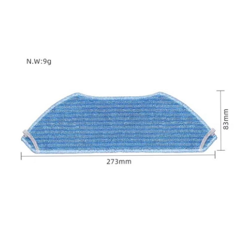 Mop Cloth for Lefant M2 / M2 Plus / M2S Pro Robot Vacuum Cleaner Replacement Cleaning Cloth - Blue — product view 4
