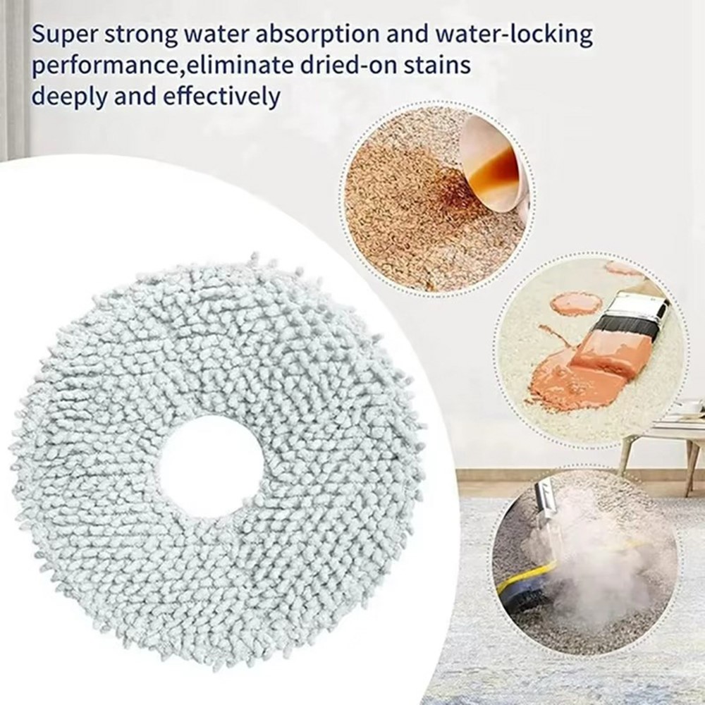 4Pcs Replacement Mop Pad for Xiaomi Robot Vacuum X10+ / X20+ / X10 / X20 Floor Cleaning Accessories — product view 3