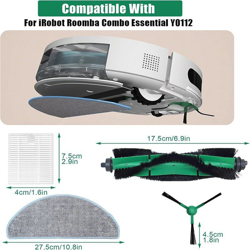 For Xiaomi Mijia 3C Ultra / iRobot Roomba 105 Combo / iRobot Y01420 / iRobot 00120 / iRobot 00110 Vacuum Cleaner Replacement Mop Cloth — product view 6