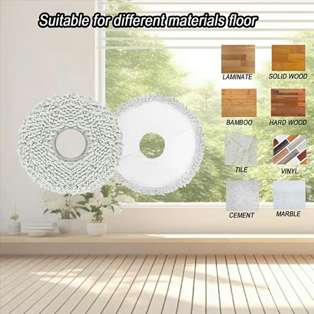 For Roborock P10 / P10 Pro / P10S Pro / P10S Pro+ / G20S Ultra / Dreame S10 / S10 Pro / S10+ Mop Cloth Robot Vacuum Cleaner Replacement Cleaning Pad — product view 2