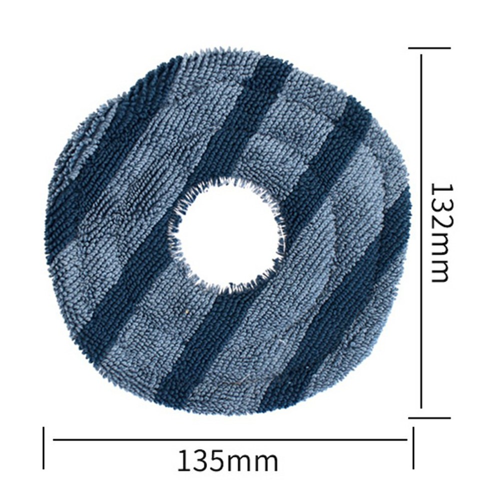 2Pcs For Eufy X10 Pro Sweeping Robot Vacuum Cleaner Replacement Mop Cloth Cleaning Accessories — product view 5
