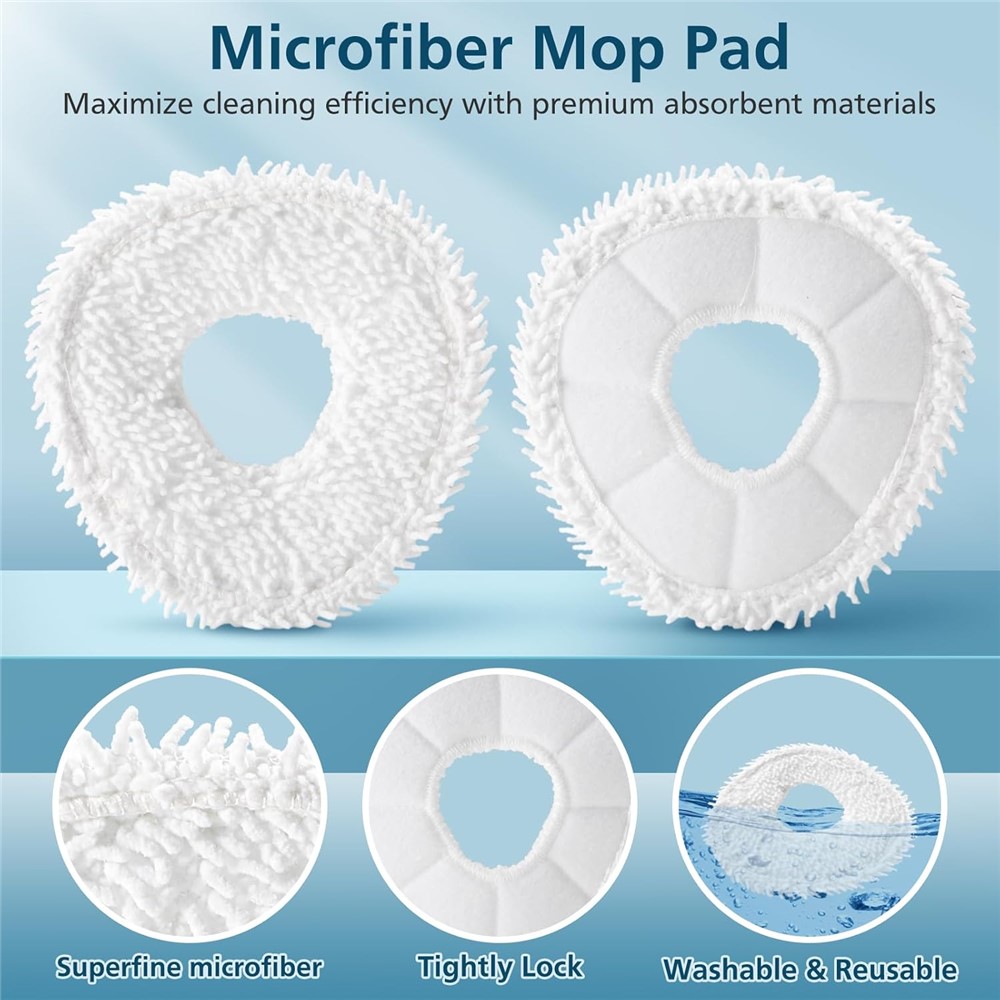 For Narwal Freo X Ultra / Freo Z Ultra / J5 / J4 / J3 Robot Vacuum Cleaner Mop Rag Washable Replacement Part — product view 2