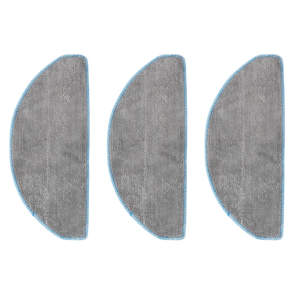 3Pcs for Xiaomi Mijia 3C Ultra / iRobot Roomba 105 Combo / Essential / Eufy L50 / L60 / G50 Sweeping Robot Rag Replacement Cleaning Cloth — product view 1
