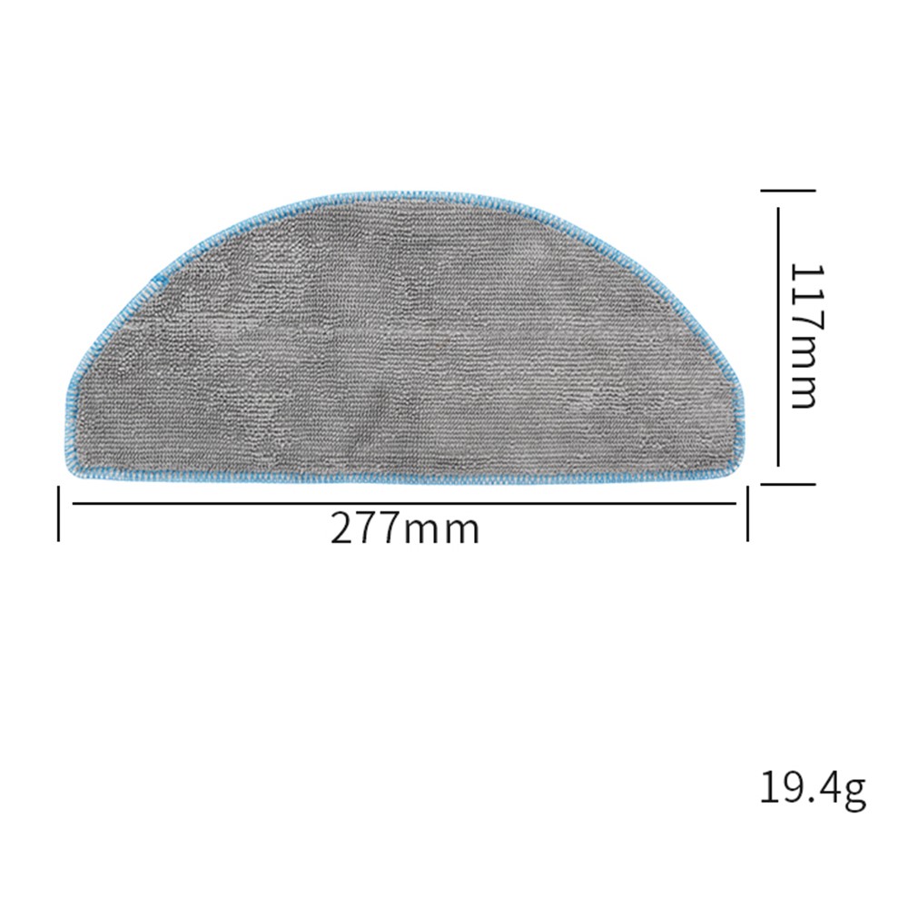 3Pcs for Xiaomi Mijia 3C Ultra / iRobot Roomba 105 Combo / Essential / Eufy L50 / L60 / G50 Sweeping Robot Rag Replacement Cleaning Cloth — product view 6