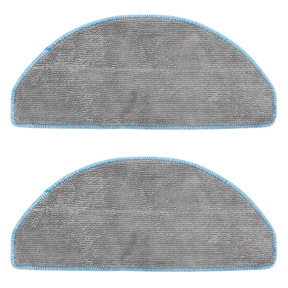 2Pcs for Xiaomi Mijia 3C Ultra / iRobot Roomba 105 Combo / Essential / Eufy L50 / L60 / G50 Sweeping Robot Rag Replacement Cleaning Cloth — product view 1