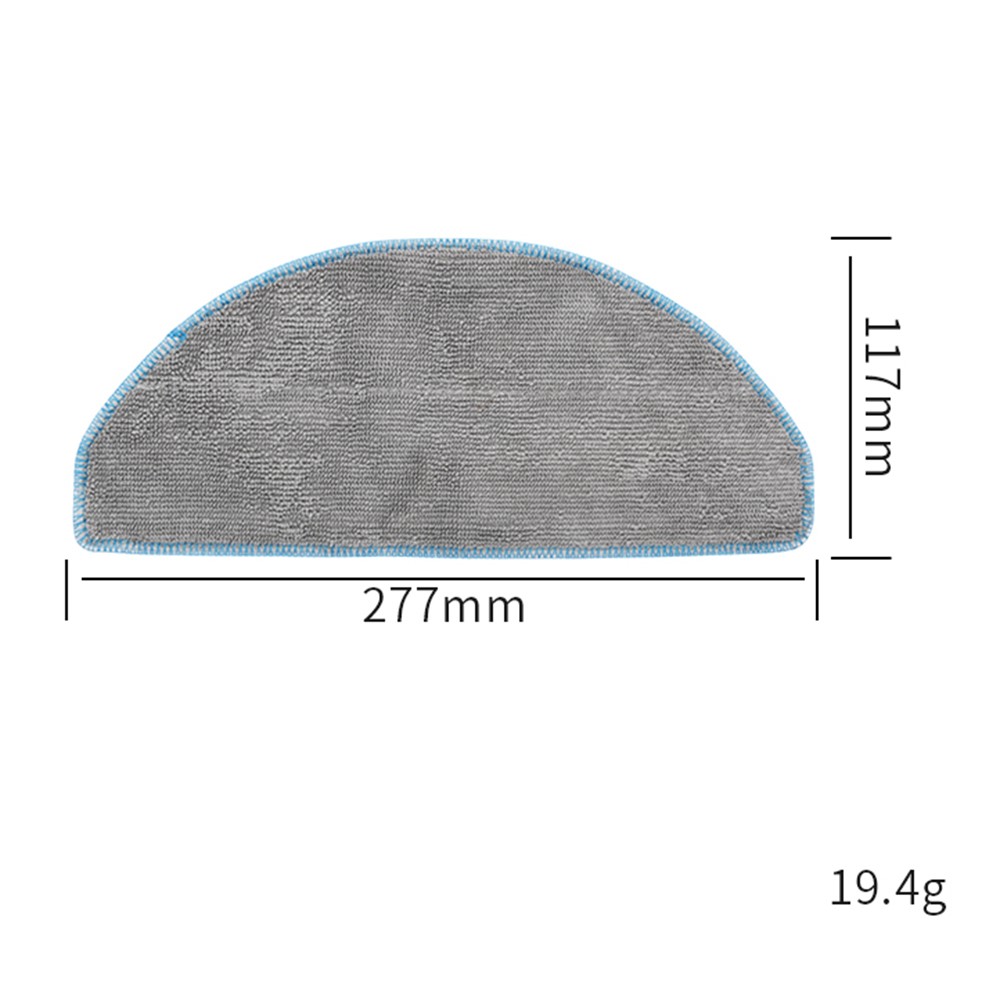 2Pcs for Xiaomi Mijia 3C Ultra / iRobot Roomba 105 Combo / Essential / Eufy L50 / L60 / G50 Sweeping Robot Rag Replacement Cleaning Cloth — product view 6