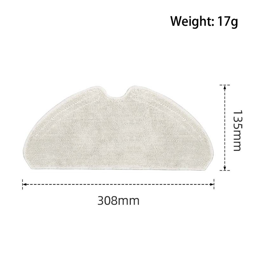 Mop Pad for Dreame D9 Max / D9 Plus / L10 / L10 Pro Robot Vacuum Cleaner Chemical Fiber+Silicone Replacement Part — product view 5