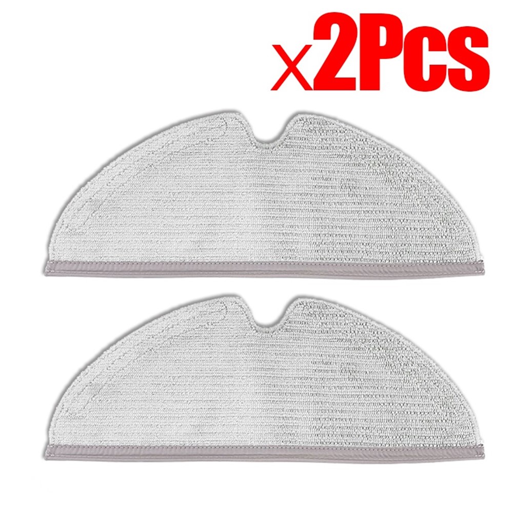 2Pcs For Roborock Q8 Max / Q5 Pro / Q8 Max+ / S50 / S60 / T6 / T7 / S5 Max / Q7 Robot Vacuum Cleaner Replacement Parts Mop Pads Cleaning Cloth — product view 1