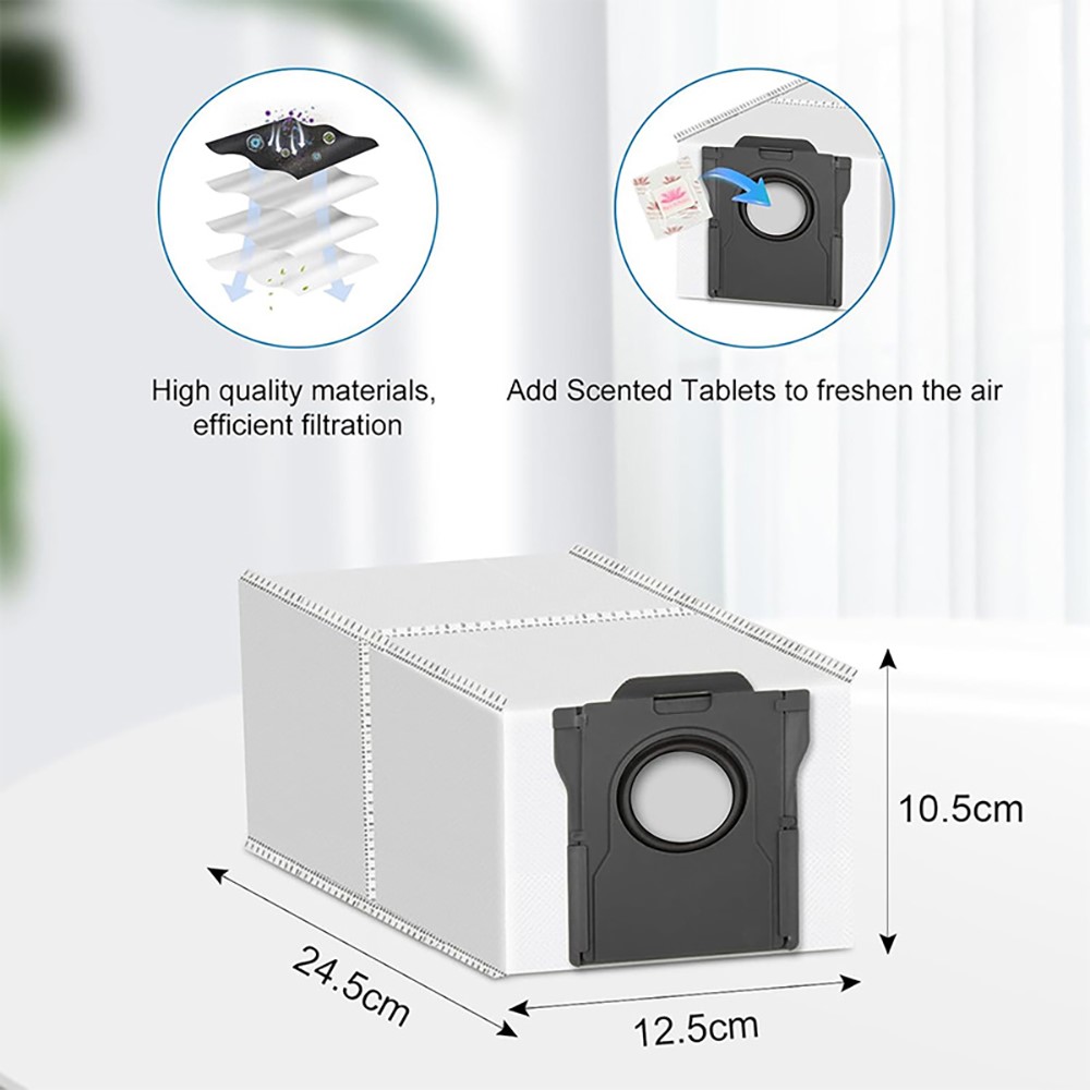 JUNSUNMAY 18Pcs / Set Robot Vacuum Accessories Kit for Dreame X50 Ultra Complete / L40S Pro Ultra / L40s Ultra with Main Brush Mop Pad Filter Dust Bag — product view 7