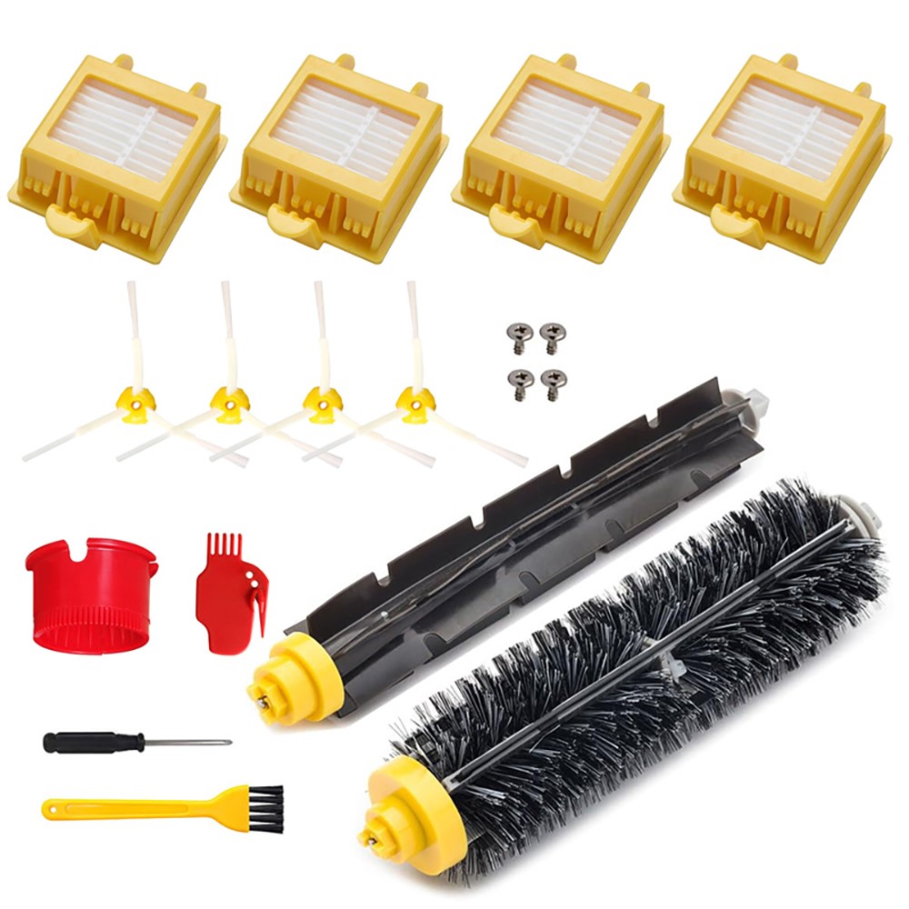 JUNSUNMAY 14Pcs / Set Replacement Parts Kit for iRobot Roomba 700 / 770 / 780 / 790 with Main Brush Filter Cleaning Tools — product view 1