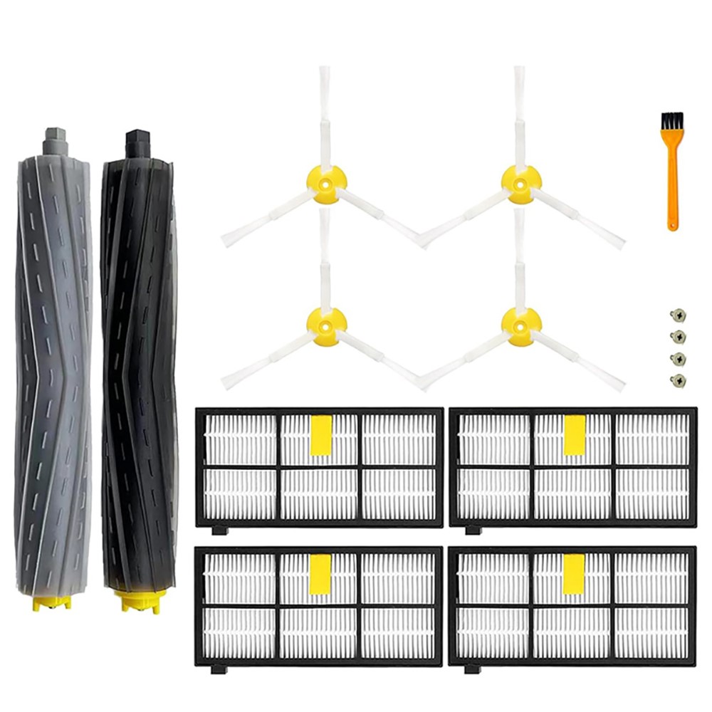 JUNSUNMAY 11Pcs Roller Brush Side Brush Filter Set for iRobot Roomba 860 / 870 / 880 / 960 / 980 Replacement Parts Kit — product view 1