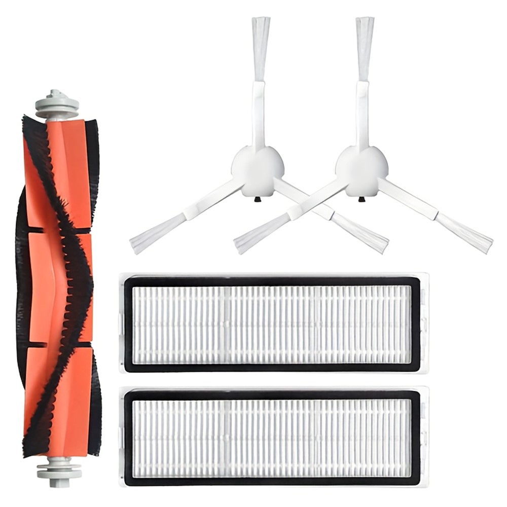 5Pcs Main Brush Side Brush Filter Set for Xiaomi Robot Vacuum S10+ / S20+ / X10+ / X20+ / X10 Replacement Parts Kit — product view 1