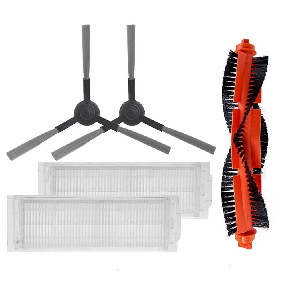 5Pcs Replacement Part Kit for Xiaomi Mijia Robot Vacuum Mop 2S / Mop P / Mop Pro / XMSTJQR2S / STYTJ02YM Main Brush Side Brush HEPA Filter Set — product view 1