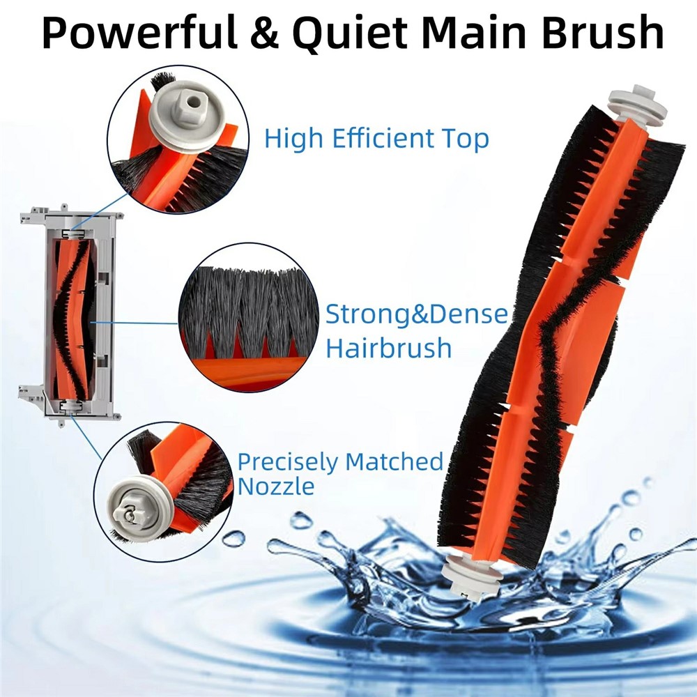 15Pcs For Roborock S7 Pro Ultra / S7 MaxV Ultra Robot Vacuum Main Brush Side Brush Filter Mop Cloth Set — product view 5