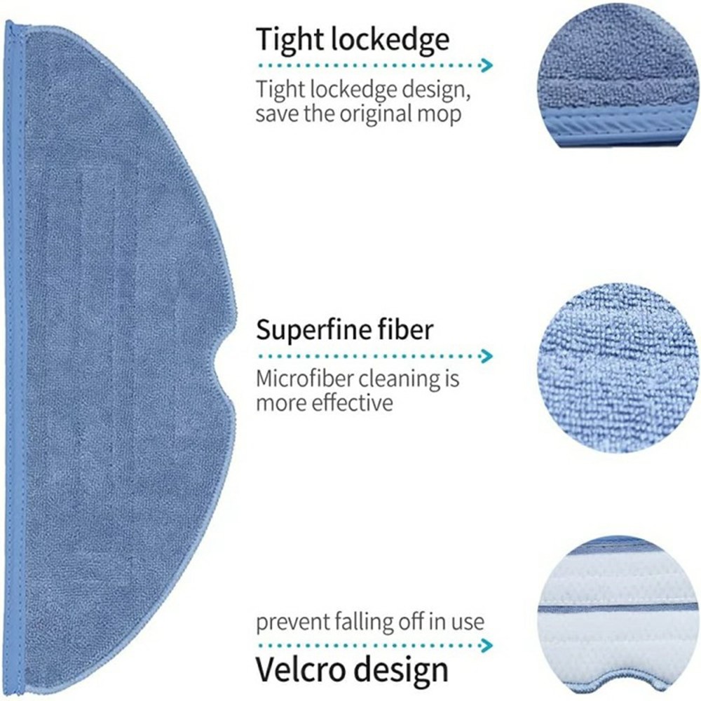 15Pcs For Roborock S7 Pro Ultra / S7 MaxV Ultra Robot Vacuum Main Brush Side Brush Filter Mop Cloth Set — product view 9