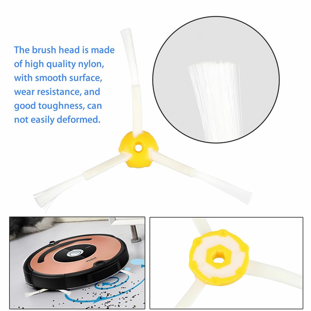10Pcs Replacement Parts Kit for iRobot Roomba 610 / 620 / 630 / 650 / 660 Main Brush Side Brush Filter Set — product view 9