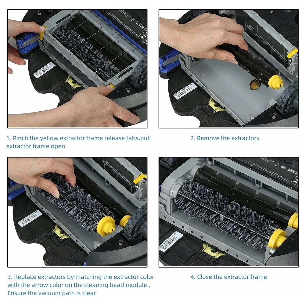 13Pcs Replacement Parts Kit for iRobot Roomba 610 / 620 / 630 / 650 / 660 Main Brush Side Brush Filter and Cleaning Brush Set — product view 9